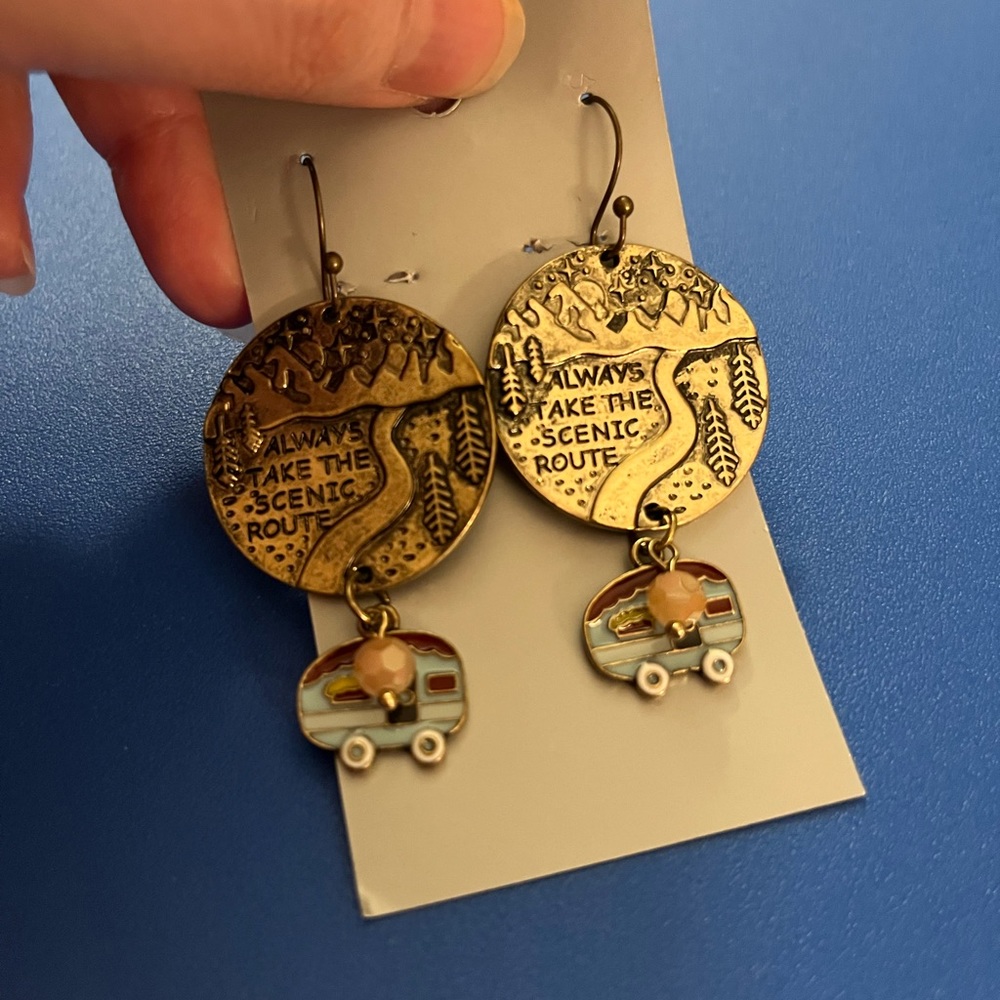 “Always Take The Scenic Route” Earrings